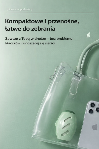 LintBall Pro™ – Wielorazowy Żelowy Wałek do Ubrań | Błyskawicznie Usuwa Sierść Zwierząt, Kurz i Okruszki