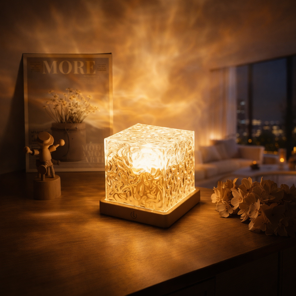 GlowStorm™ – Romantyczna Burza Światła 3D | 16 Kolorów, Efekt Aury i Fali Oceanu do Sypialni i Relaksującej Kąpieli