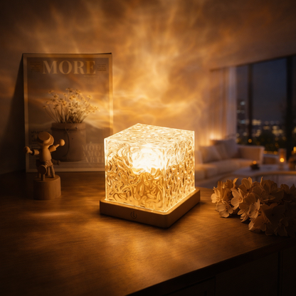 GlowStorm™ – Romantyczna Burza Światła 3D | 16 Kolorów, Efekt Aury i Fali Oceanu do Sypialni i Relaksującej Kąpieli