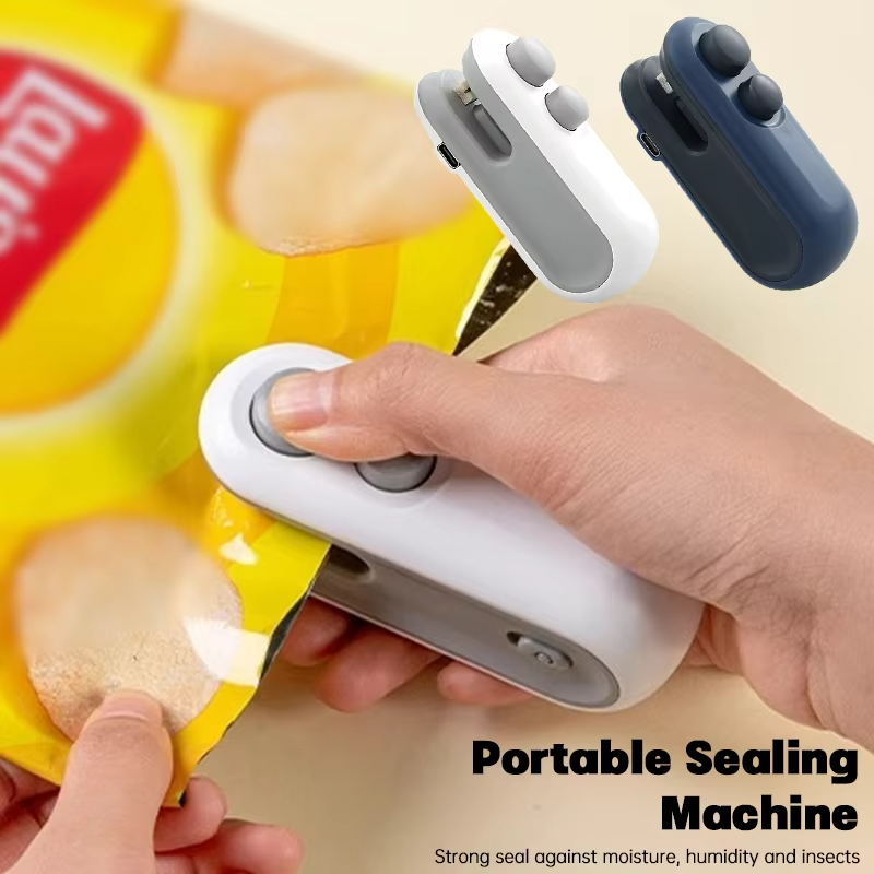 CleanSwipe™ | 2-in-1 Foil Sealer – seal any package in 1 second
